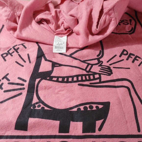 Costume Woopie Cushion Pink Adult Unisex Hoodie Novelty Gag Gift Pink Halloween - Picture 7 of 9